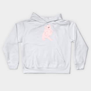 Pink Elephant Kids Hoodie